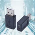 Pikkukuva 2 / 9: USB - Type C -virtalataussovitin, naaraspuolinen USB C -liitin, virtalähde