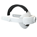 Miniatyrbild 1 av 11: Justerbart huvudband för Quest3 Bekvämt VirtualReality-glasögon Huvudband Ergonomisk design för spelupplevelse Pure white