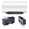 Miniatyrbild 2 av 8: Micro Switch 3Pin NO/NC Mini Limit Switch 5A 250VAC M102-011 Roller Arc Spak Snap Action Push Micro Switch Svart
