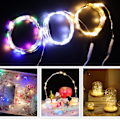 Miniatyrbild 7 av 11: Vattentät Garland Fairy String Lamp Silver Wire Nattljus USB driven för 3m C