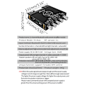 Miniatyrbild 4 av 11: YS-AS21 2.1-kanals TPA3255 Bluetooth-kompatibel digital power Hög bas subwoofer 220WX2+350W