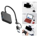 Miniatyrbillede 2 af 10: USB Hub 4 i 1 USB C Hub USB C til 2xUSB2.0+1xUSB3.0+1xType C Hub Adapter