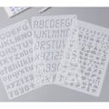Miniatyrbild 8 av 11: 20st/ set Bokstav Alfabet Nummer Stencil DIY ritmall Måla Scrapbook