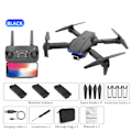 Miniatyrbild 1 av 11: E99 K3 Drone 4K Dubbel/Enkel Kamera 6-axlig 3-vägs Hinder Undvikande RC Quadcopter Black C