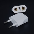 Miniatyrbild 4 av 11: Europeisk resekontakt Adapter USA till Europa Adapter Uttag Omvandlare Amerika till EU Power Eluttag Black