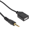 Miniatyrbild 6 av 7: Bilradio Kabel Strömkabel Adapter Stereo Radio Ström med USB & AUX-kontakt