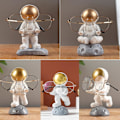 Miniatyrbild 2 av 11: Astronaut Glasögonhållare Resin Glasögon Display Stand Craft Desktop Ornament null - B