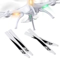 Miniatyrbild 2 av 11: Högpresterande 360 ​​mm universal huvudrotorpropellrar i kolfiber för helikopter förbättrar flygupplevelsen