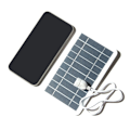Miniatyrbild 6 av 10: 2 watt 5 volt solpanel högeffektiv modul PV Power flexibel solpanel med 50 cm kabel för mobiltelefon