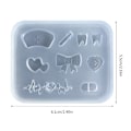 Miniatyrbild 4 av 9: Quicksand Shaker Filler Form Hartsfyllning Mould DIY Gjutverktyg