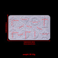 Miniatyrbild 7 av 9: Örhängen Molds Smycken Form DIY Craft Mould för DIY Craft Supplies null - A