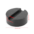 Miniatyrbild 8 av 8: Black Car Jack Rubber Pad Anti-slip Rail Protector Support Block Heavy Duty För