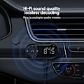 Miniatyrbillede 9 af 11: Bil AUX Bluetooth 5.2 Adapter Trådløs Lydmodtager Håndfri Auto Transmitter