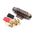 Miniatyrbild 3 av 10: AMP Kabelfäste 8GA Bilkabeldragning Förstärkare RCA Strömkabel Kit