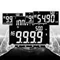Miniatyrbild 9 av 11: Högprecisionsmultimeter digital handhållen automatisk AC för DC-spänningsström M
