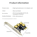 Miniatyrbild 6 av 8: PCI för Express Multiplier Riser Card 16X-platser PCI-E 1 till External 4 USB 3.0 Adapter Multiplikatorkort för Bitcoin Mining