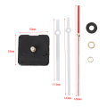 Miniatyrbild 2 av 11: DIY Quartz Clock Movement Silent Kit Set Batteridriven mekanism för inomhus utomhus för tidsklockor användning null - 64