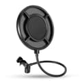 Miniatyrbillede 1 af 9: Mikrofon Pop Filter Fleksibel Vindskærm Lydfilter Skjold til Broadcasting