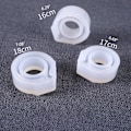 Miniatyrbild 8 av 11: Hålringar Smycken Form Handgjord ring mould DIY- form null - Face C 17mm