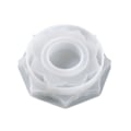 Miniatyrbild 3 av 9: Tealight Resin Form Lotus Ljusstake Epoxi Gjutform för DIY Smyckeskrin