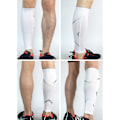 Miniatyrbild 10 av 11: Sport Kompression Vad ärmar Ben Sock Löpare Shin Splint Åderbråck Vader Black M