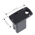 Miniatyrbild 10 av 11: Aktiv basgitarr pickup 9V batterilåda Plast cover Hållare case för gitarr bas pickup utbytesverktyg 1