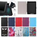 Miniatyrbild 2 av 11: e-bok för Smart Cover för Case För Kobo Clara Clear Ultra Slim TPU Läder Skyddsfodral Flerfärgad White