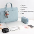 Miniatyrbild 4 av 11: Laptopväska för Air Pro13 för Case 13 14 15 11 12 in Vattentät PC Notebook-väska för Dell för Acer hp- Handväska Brie Gray 11-inch
