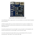 Miniatyrbild 7 av 9: HLK-V20 röstigenkänningskontrollmodul Wake-up Word Seriell Port IIC-I2C UART SPI PWM Trådlös Intelligent Controller
