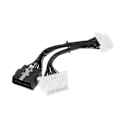 Miniatyrbillede 1 af 8: 16-pin OBD2 OBD 2 OBDii Splitter Forlængerkabel, én Han til To Hun Y-kabel