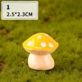 Miniatyrbild 4 av 11: Miniatyr harts svamp figur mini harts statyer prydnadsföremål hantverk för hem trädgård gräsmatta dekoration 15