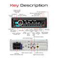 Pikkukuva 11 / 11: Yksittäinen DIN Bluetooth-yhteensopiva USB Digitaalinen Multimedia Autostereo
