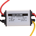 Miniatyrbild 8 av 9: Power DC 12V Till 3V 3A 9W Step Down Typ Biltillbehör DC Transformator Convert Van Truck Vattentät
