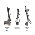 Miniatyrbild 9 av 11: Coolmoon ARGB Controller Fläkt för Smart Remote Control 4Pin PWM 3Pin ARGB Cooling för PC för Case Chassis Radiator White