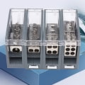 Miniatyrbild 5 av 11: Din Rail Distribution Box En In Multiple Out Terminal Block Eltrådskontakt Kopplingsbox Flamskyddsmedel för sh One in six out 200A