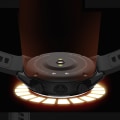 Miniatyrbild 10 av 11: Slitstark laddningskabelhållare Power Sladd Adapter Dock Magnetisk fäste Stativ för Ezon R3 för Smart Watch
