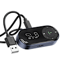 Miniatyrbild 10 av 11: Bil AUX Bluetooth 5.2 Adapter Trådlös Ljudmottagare Handsfree Autosändare