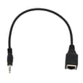 1 stk. 3,5 mm hanstik TRS lydkabel til RJ45-stik Ethernet-adapterkabel