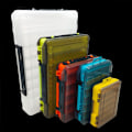 Miniatyrbild 11 av 11: Förvaringslåda för fiskedrag Dubbelsidig fiskeredskap Organizer-väska Fiskebeten Container Praktisk fisketillbehör Yellow L