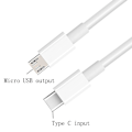 Miniatyrbild 4 av 11: Typ C till Micro USB Hane Sync Laddning OTG Laddare Kabel Sladd Adapter För Telefon Huawei Samsung USB C Wire 1m