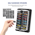 Miniatyrbillede 4 af 11: Bladsikringsboks Blokholder 12 Vejs LED Lysindikation Bolt Forbindelsesterminaler