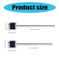 Miniatyrbillede 5 af 10: 42-48mm 2-faset Steppermotor med 240mm/264mm Skrue til Photon Multicolor Standard Edition