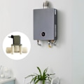 Miniatyrbild 2 av 10: 1/2" för DC 12V Vatten för ventilmagnet Elektrisk magnetventil Vatten för ventil N/C Luftvatten Stängt Inlopp Flödesströmbrytare också