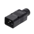 IEC 320 C20 Hankontakt Strömkabel AC-kontakt Dator 16A 250V