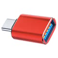 Miniatyrbillede 1 af 8: OTG-adapter Type C han til USB3.0 hun til effektiv datastyring Red