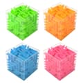 4-pack Pengalabyrint Pusselbox, Pengahållare Pusselgåva Pengapusselboxar för Ba