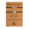 Miniatyrbild 9 av 10: Mamma Dotter Armband Set till mamma Presenter Matchande hjärtarmband Tillbaka till skolan Presenter till barn till Wish Armband 2 P