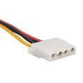 Miniatyrbild 7 av 10: 2st SATA 15Pin hane till IDE Molex 4Pin hona HDD- power för seriella ATA-hårddiskar CD ROM-enhet