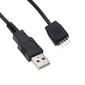 Pikkukuva 7 / 7: USB-otsake USB Type A -emolevyn sovitinkaapeli, 9-nastainen uros Type A -urokseen