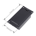 Miniatyrbild 2 av 11: Aktiv basgitarr pickup 9V batterilåda Plast cover Hållare case för gitarr bas pickup utbytesverktyg 1